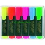 Faber Castell 6 lı Fosforlu Kalem - Renkli