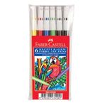 Faber Castell 6 Renk Keçeli Kalem Seti