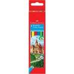 Faber-Castell 6 Renkli Kalem Seti Altıgen Gövdeli Ergonomik Tasarım Karton Kutuda