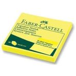 Faber-Castell 65841 50x50 mm Fosforlu Sarı Yapışkan Notluk