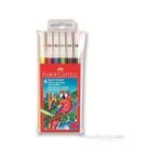 Faber-Castell 6'lı Keçeli Boya Kalemi Seti – Canlı Renkler, Ergonomik Tasarım ve Havalandırmalı Kapaklı