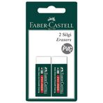 Faber Castell 7085/20 Büyük Boy 2'li Paket Beyaz Silgi