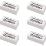 Faber Castell 7086/6 6'lı Beyaz Silgi