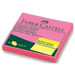 Faber-Castell 80 Yaprak 50x50 Fosforlu Pembe Yapışkanlı Not Kağıdı