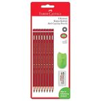 Faber-Castell 8'li Kırmızı Kopya Kalemi
