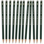 Faber Castell 9000 H 12'li Dereceli Kurşun Kalem