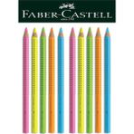 Faber-Castell Ahşap Gövdeli Fosforlu Kalem 10'Lu Set