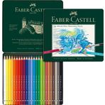 Faber-Castell Albrecht Dürer Aquarell Sulu Boya Kalemi, 24 Renk, Suda Çözünebilir, Parlak ve Dayanıklı Pigment, Kaliteli Uç, Çift Kullanım Özelliği