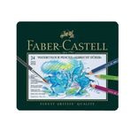 Faber-Castell Albrecht Dürer® Sanatçı Sulu Boya Kalemi 24 Renk Metal Sezgiler; Paket içeriği: 24 Adet