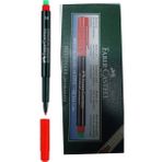 Faber-Castell Asetat Kalemi 1.0 mm M Kırmızı Renk Asetat CD Kalemi