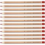 Faber-Castell Başlık-Kopya Kalemi - Natural Kırmzı - 12'li Set