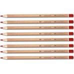 Faber-Castell Başlık-Kopya Kalemi - Natural Kırmzı - 8'li Set