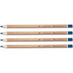 Faber-Castell Başlık-Kopya Kalemi - Natural Mavi - 4'lü Set