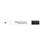 Faber-Castell Beyaz Tahta Kalemi W153 Siyah, Kokusuz Su Bazlı Mürekkep, Uzun Ömürlü, Şablon ve Cetvel Uyumu, Çocuklar İçin Güvenli