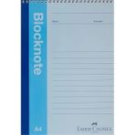 Faber-Castell Bloknot, A4, 80 Yaprak, Düz, Karton Kapak, Spiral Cilt, 70G Kaliteli Kağıt, Asorti