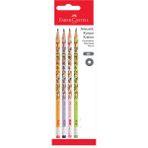 Faber-Castell Bls. Jimnastik Kurşun K. Silgili 2b 4'lü