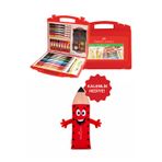 Faber Castell Boyama Çantası, 36 Parça, Kullanışlı ve Çok Amaçlı Set, Kolay Taşınabilir Çanta, Ergonomik Kullanım, İp A
