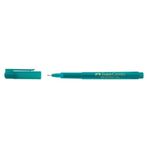 Faber-Castell Broadpen 1554 İnce Uç Turkuaz Keçeli Kalem
