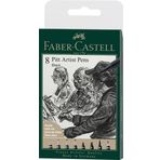 Faber Castell C199 Pitt Artist Pen 8'li Çizim Kalemi