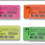 Faber Castell Candy Silgi Kılıflı - 2 Adet
