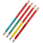 Faber-Castell Çift Taraflı 2B Kurşun Kalem 4'lü - Kırmızı - Siyah