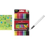 Faber-Castell Çift Uçlu Neon Keçeli Kalem, 10 Renk, Ince ve ... +2 Parça Fırsat Seti
