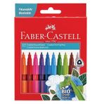Faber Castell Comfort Klasik Renk 12'li Bio Keçeli Kalem