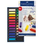 Faber Castell Creative Studio Toz (Soft) Pastel Boya 24 Renk Yarım Boy
