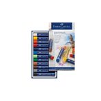Faber Castell Creative Studio Yağlı Pastel Boya 12 Renk, Canlı, Parlak ve Yoğun Renkler, Kalıcı,Yumuşak, Ergonomik
