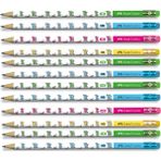 Faber Castell Crown 12'li 2B Silgili Yuvarlak Kurşun Kalem