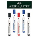 Faber-Castell Doldurulabilir Beyaz Tahta Kalemi 5'li Karışık Set