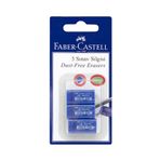 Faber-Castell Dust Free 3'lü Sınav Silgisi