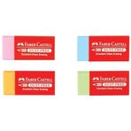 Faber Castell Dust Free 4 Adet Renkli Silgi