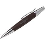 Faber Castell E-Motion Koyu Kahverengi Krom Ahşap Versatil Kalem