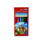 Faber-Castell Faber 12 Renk Kuru Boya Kalemi 1/1 Tam Boy 51711163120