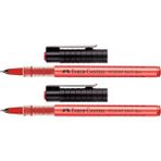 Faber-Castell Faber 5417 0.7 mm Iğne Uçlu Pilot Kalem Kırmızı 2'li