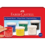 Faber-Castell Faber Castel Faber Parmak Boyası 6 Renk - Fc 6 Renk Parmak Boyası