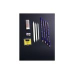 Faber-Castell Faber Castel Goldfaber 1221 Dereceli Eskiz Çizim Kalem Seti 10 Parça + Dağıtıcı + Hamur Silgi + Silgi + Açacak