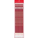 Faber Castell Faber Castel Kırmızı Kopya Kalemi 6 Adet