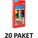 Faber-Castell Faber Castell 12 Renk Sulu Boya Küçük Boy 20 Adet