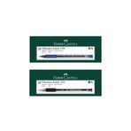 Faber Castell Faber-Castell 1425 Iğne Uç Tükenmez Kalem 10 Mavi 10 Siyah