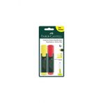 Faber Castell Faber-Castell 1548 Fosforlu Kalem Sari-Kırmızı 2 Li Blister