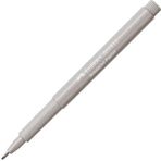 Faber-Castell Faber Castell 1554 Broadpen Keçeli Kalem Ince Uç 0.8 mm Pastel Gri