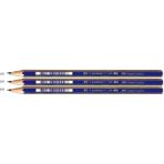 Faber-Castell Faber Castell Dereceli Kurşun Kalem Resim Çizim Kalemi 4h,5h,6h 1erli 3 Adet - 0 - Siyah