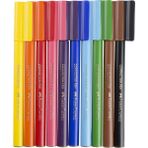 Faber-Castell Faber Castell Eğlenceli Keçeli Kalem Seti – 10 Renk