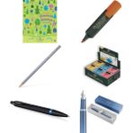 Faber-Castell Faber Castell Fosforlu Kalem Turuncu... +5 Parça Fırsat Seti