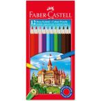 Faber-Castell Faber Castell Kuru Boya 12LI Tam Boy - 3 Adet - Çok Renkli
