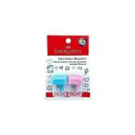 Faber-Castell Faber Castell Minibox kalemtıraş 2 parça, blister kartlı, çeşitli renkler, Fcc584601
