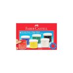 Faber Castell Faber-Castell Parmak Boyası 6 Renk (160402) Çok Renkli