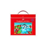 Faber Castell Faber-castell Plastik Çantalı Boya Tutuculu Pastel Boya, 24 Renk